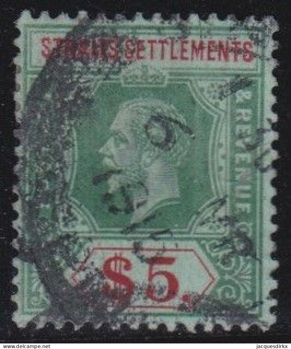 Straits Settlements        .   SG    .   212 A  (2 Scans)     .     O      .    Cancelled - Straits Settlements