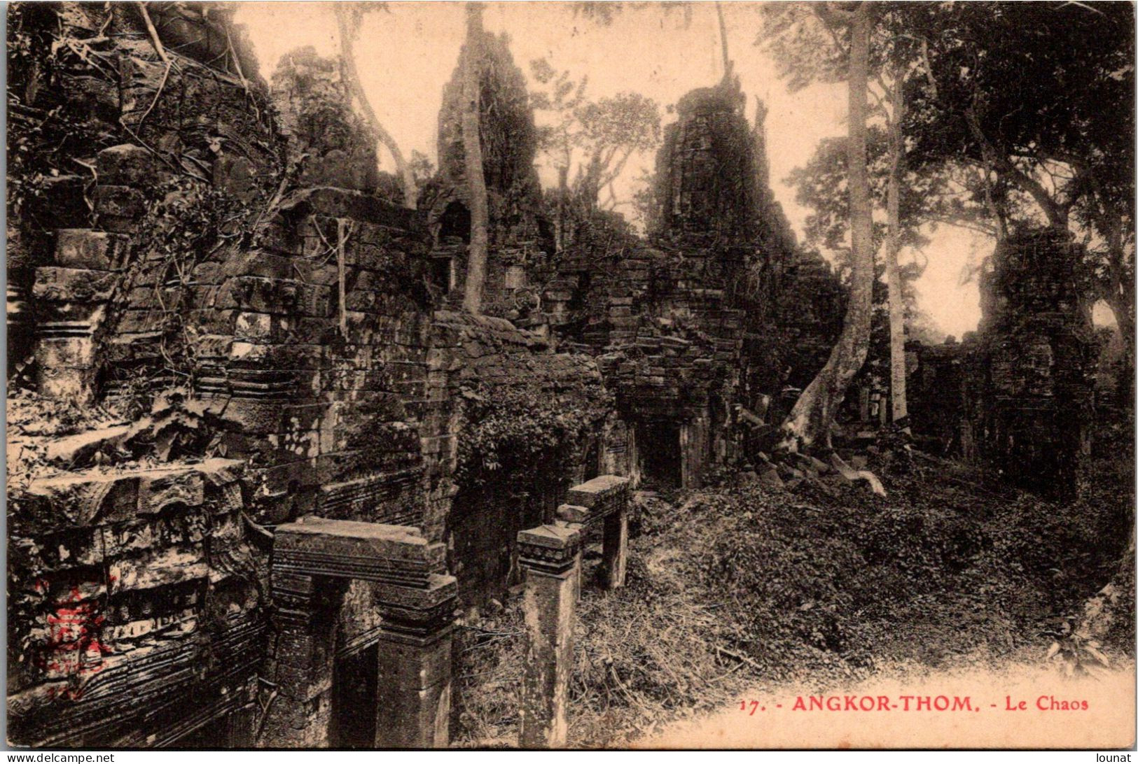 Asie - CAMBODGE - ANGKOR THOM - Le Chaos - Cambodge