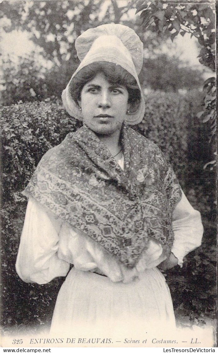 FOLKLORE - Costume - Environs De Beauvais - Scènes Et Costumes - Carte Postale Ancienne - Costumes