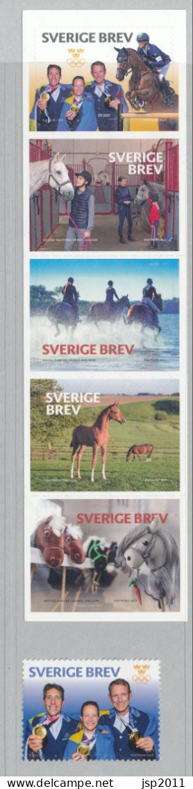 Sweden 2023. Facit # 3483a-3487. From Hobby Horses To Gold Medals Set Of 6. MNH(**) - Nuovi