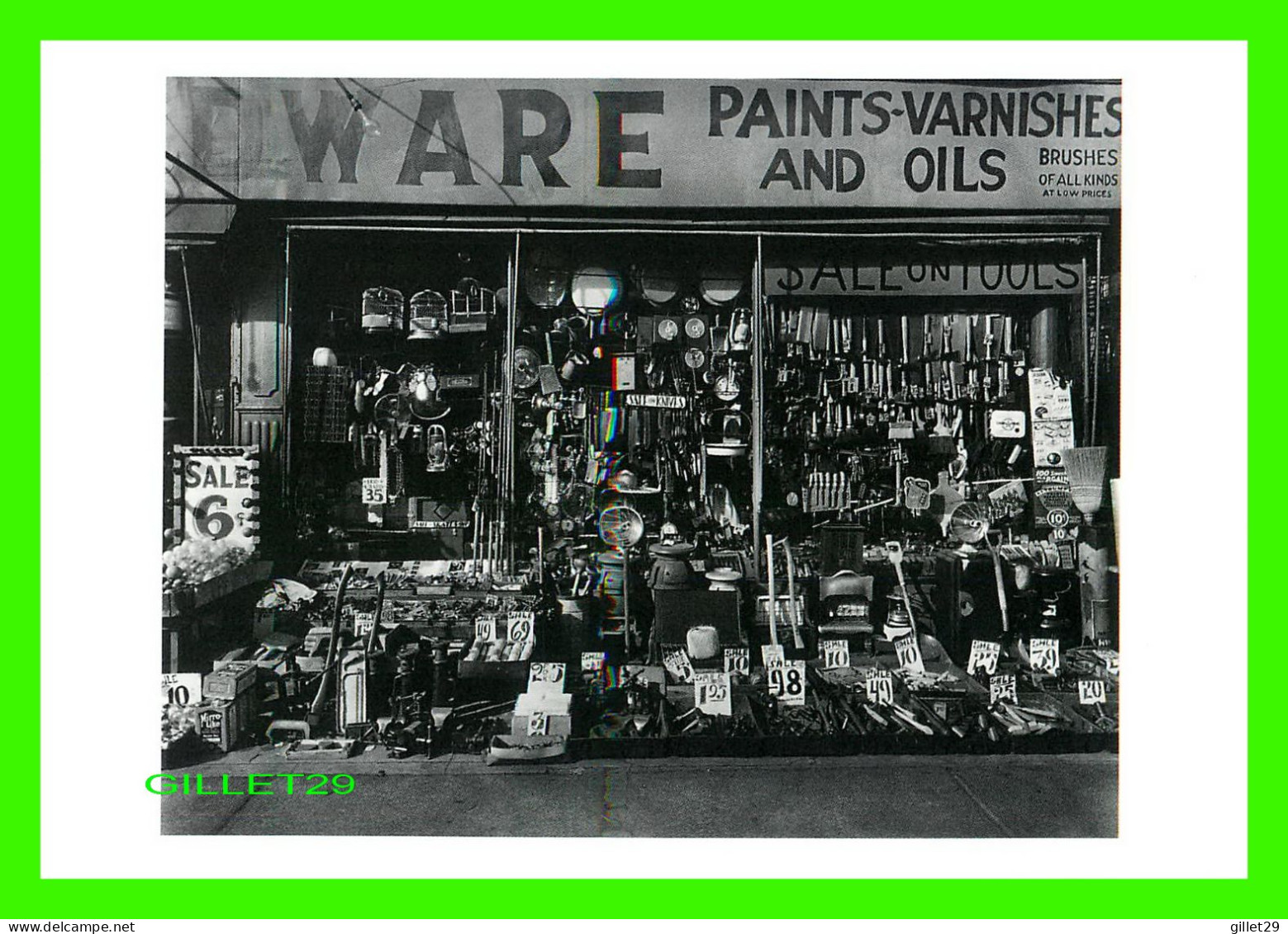 NEW YORK CITY, NY - HARDWARE STORE, ON BOWERT, MANHATTAN, 1938 - BERENICE ABBOT, 1898 - THE METROPOLITAN MUSEUM OF ART - - Museen