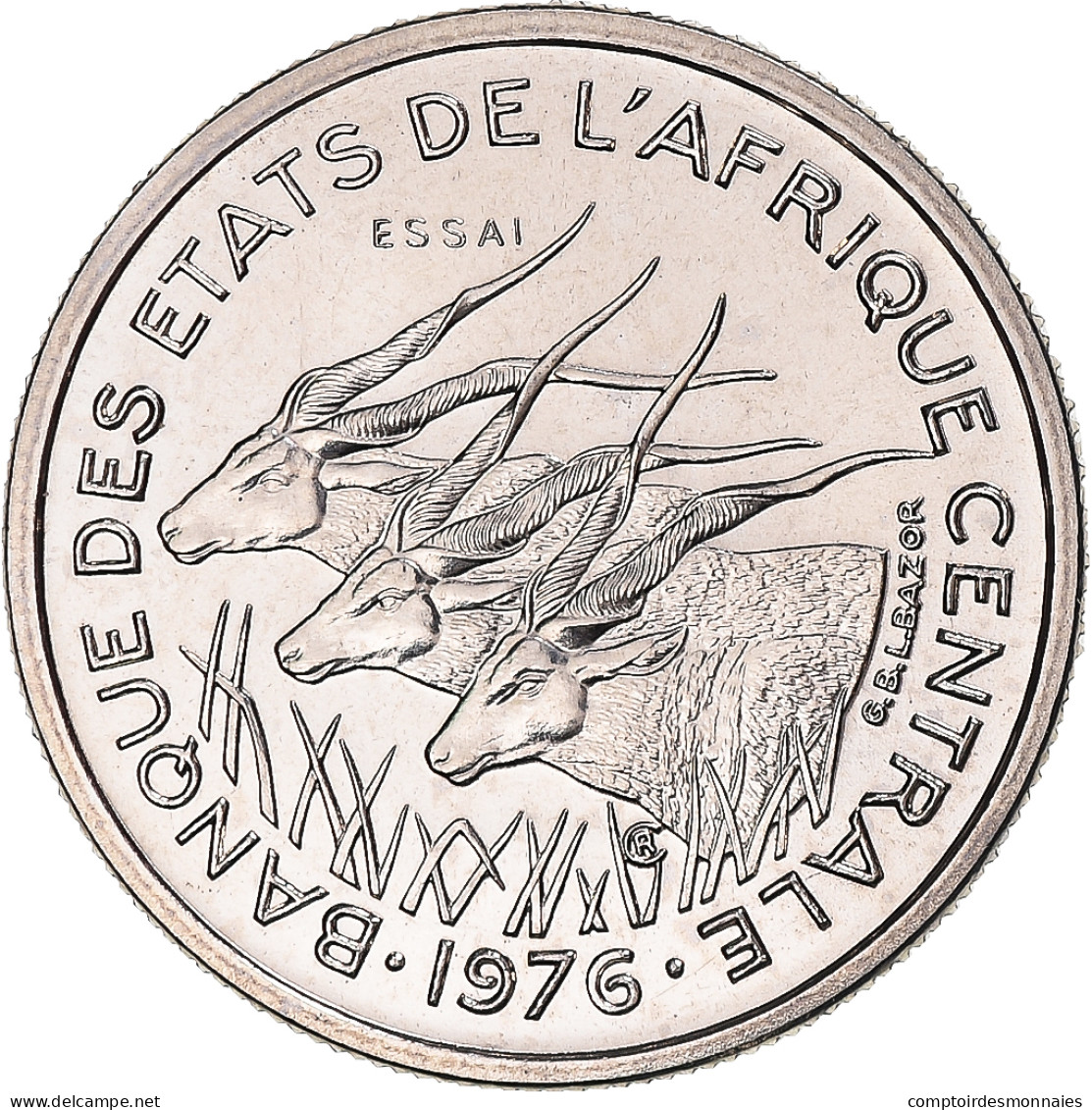 Monnaie, Congo, 50 Francs, 1976, Monnaie De Paris, ESSAI, FDC, Nickel, KM:11 - Congo (Rép. Démocratique, 1964-70)