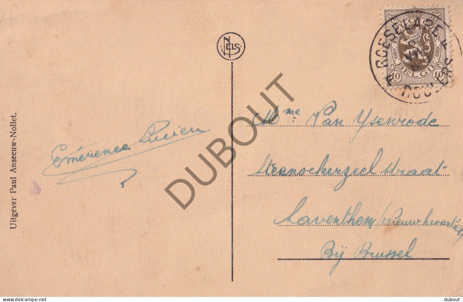 Postkaart/Carte Postale - Roeselare - Eglise (C3481) - Roeselare