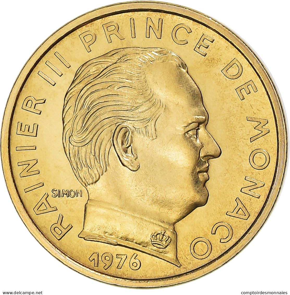 Monnaie, Monaco, Rainier III, 5 Centimes, 1976, Monnaie De Paris, ESSAI, FDC - 1960-2001 Nouveaux Francs