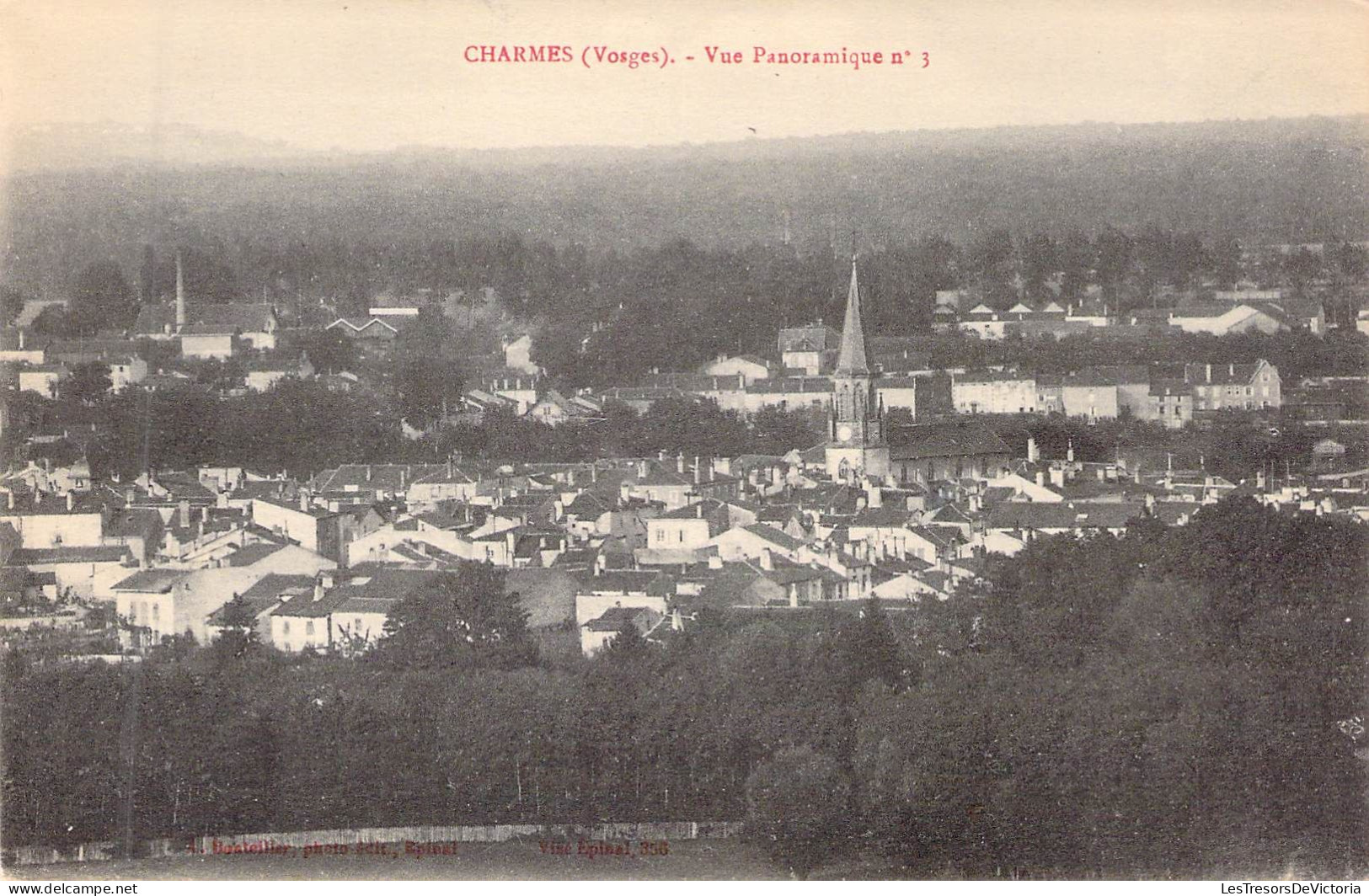 FRANCE - 88 - CHARMES - Vue Panoramique - Carte Postale Ancienne - Charmes