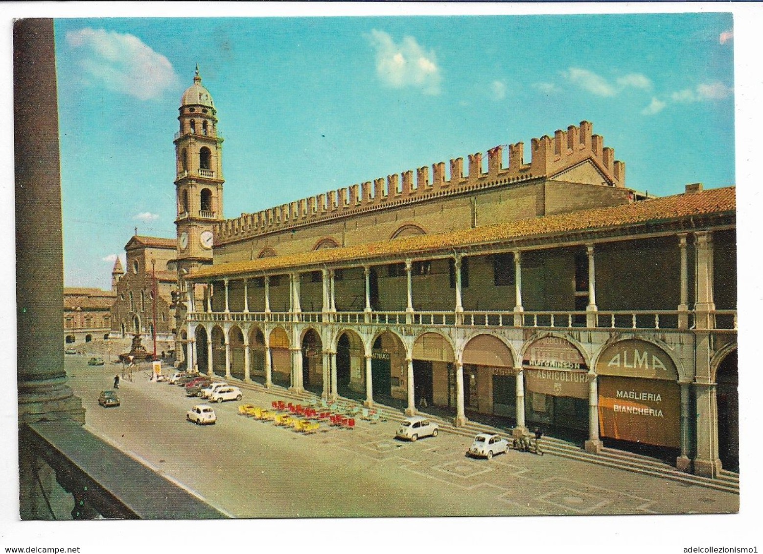 46341) CARTOLINA DI FAENZA-PIAZZA DEL POPOLO-NUOVA - Faenza