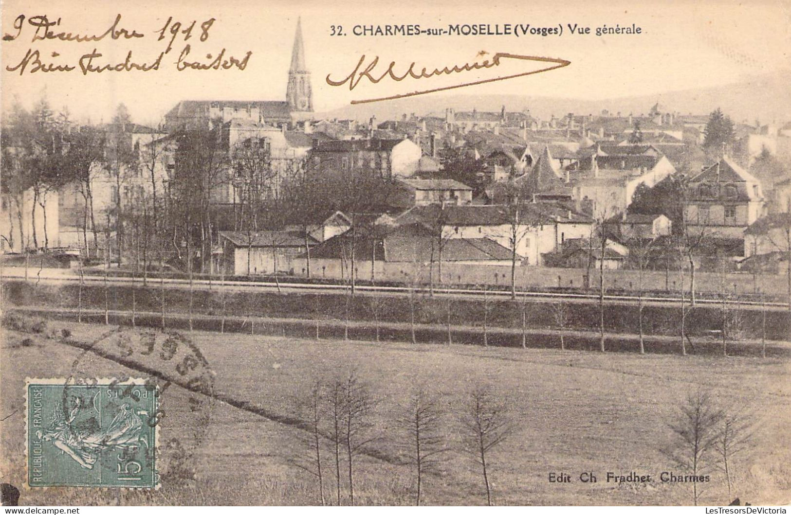 FRANCE - 88 - CHARMES - Vue Générale - Carte Postale Ancienne - Charmes