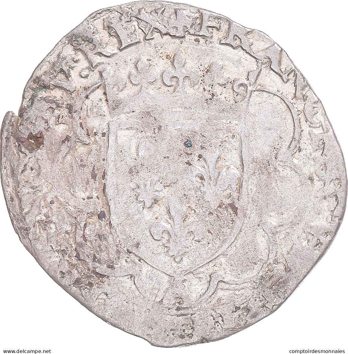 Monnaie, France, François Ier, Douzain à La Croisette, Paris, TB+, Billon - 1515-1547 Franz I. Der Ritterkönig