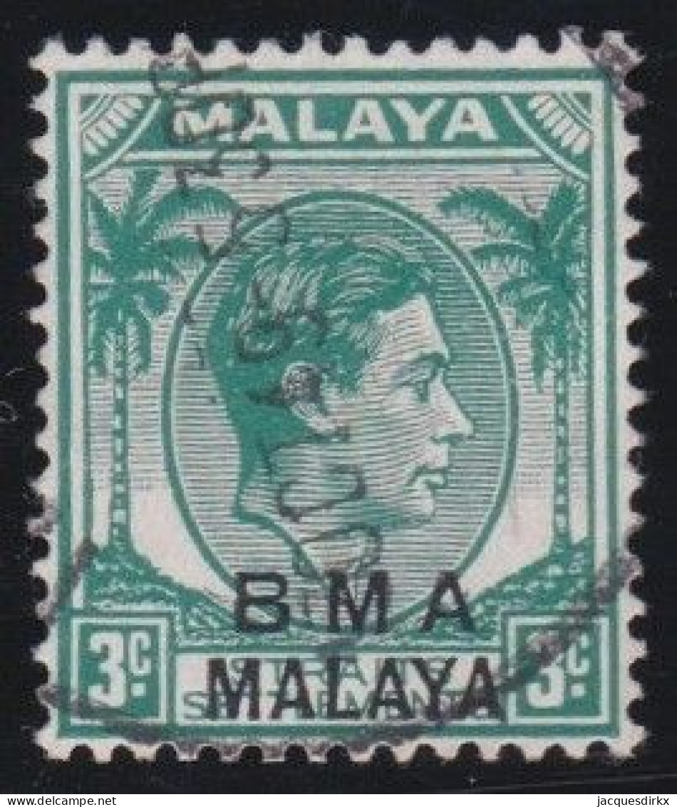 BMA Malaya       .   SG    .   4 A    .      O        .      Cancelled - Malaya (British Military Administration)