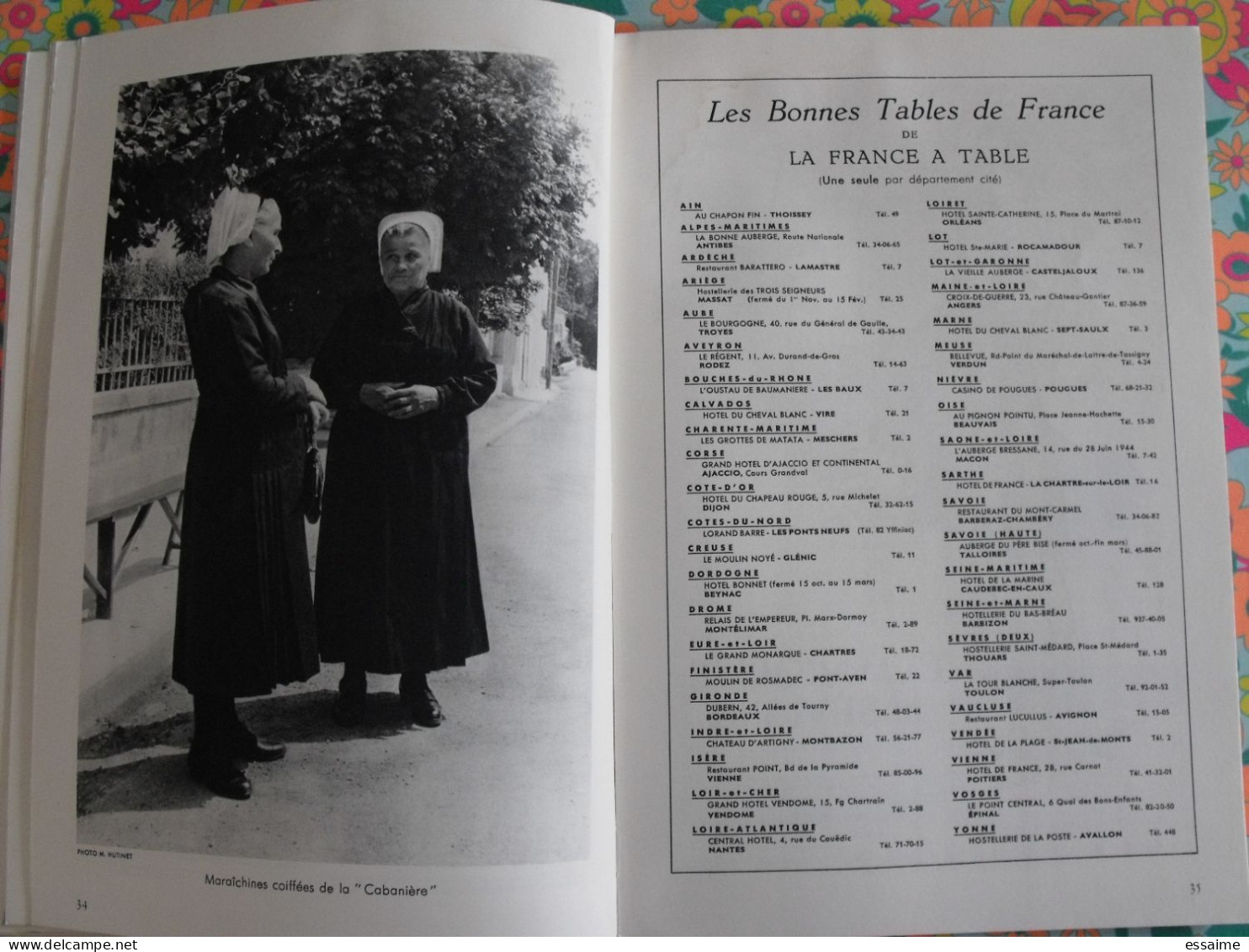 La France à table n° 99. 1962. Deux-Sèvres. niort saint-maixent parthenay oiron thouars bressuire melle. gastronomie