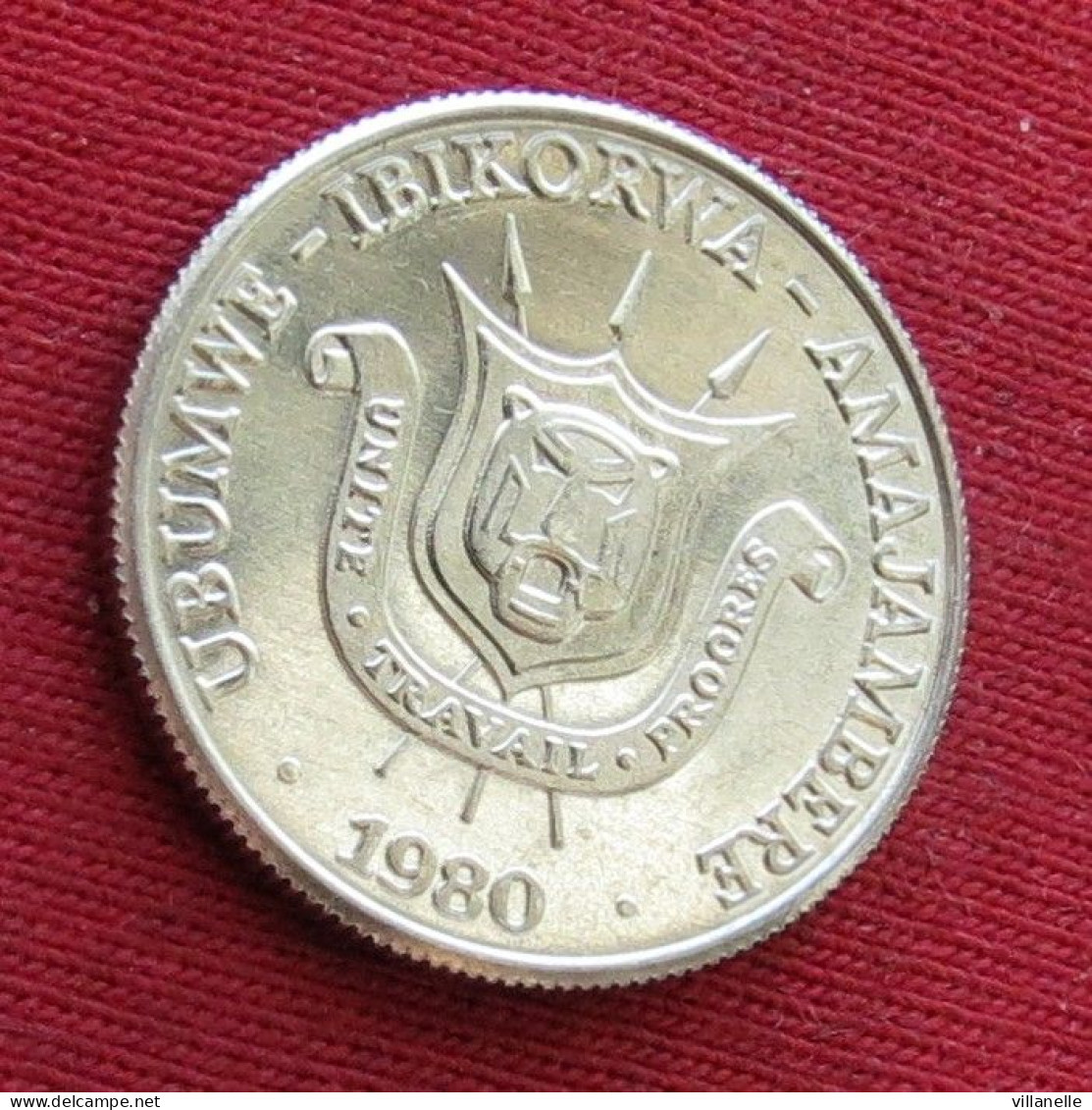 Burundi 1 Franc 1980 UNC ºº - Burundi