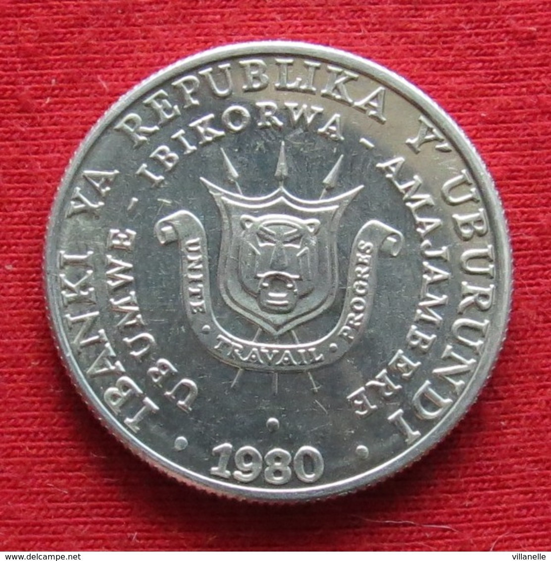 Burundi 5 Francs 1980 UNC ºº - Burundi