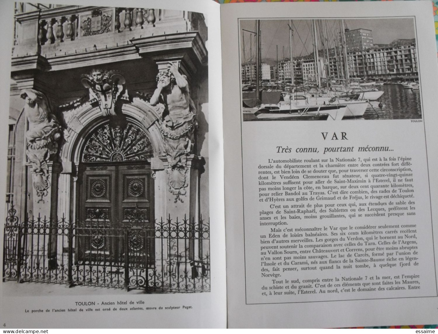 La France à Table N° 145. 1970. Var. Bandol Toulon Hyères Le Lavandou Fréjus Verdon Carces Saint-tropez. Gastronomie - Turismo E Regioni