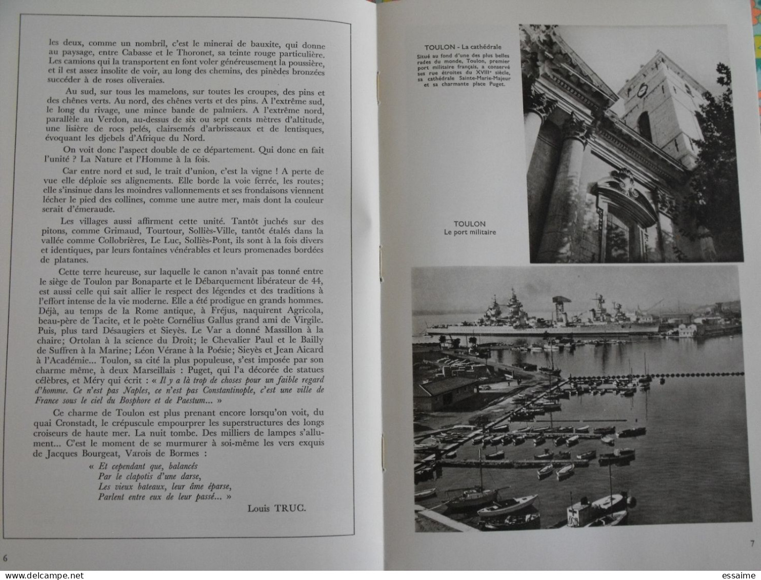 La France à Table N° 145. 1970. Var. Bandol Toulon Hyères Le Lavandou Fréjus Verdon Carces Saint-tropez. Gastronomie - Tourismus Und Gegenden