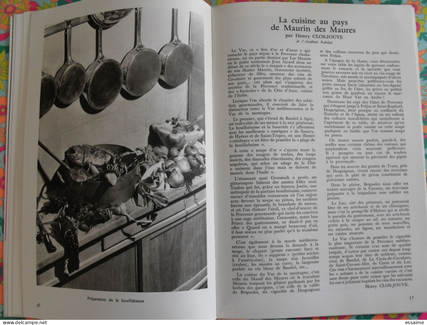 La France à table n° 145. 1970. Var. bandol toulon hyères le lavandou fréjus verdon carces saint-tropez. gastronomie