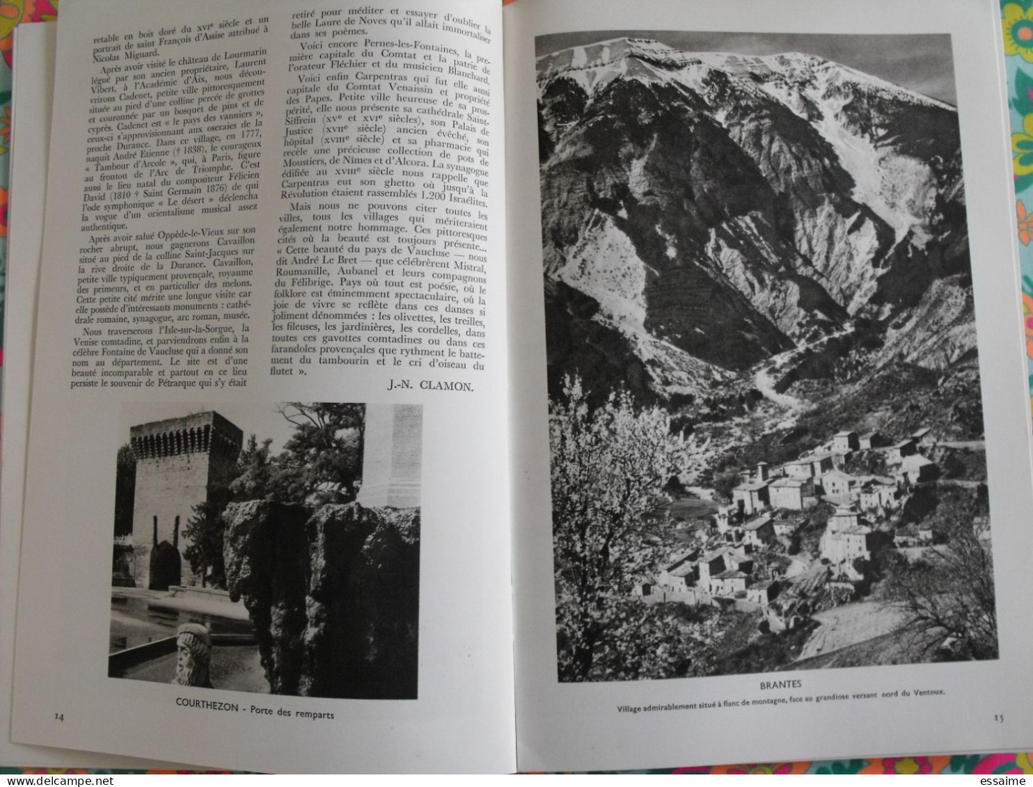 La France à table n° 146. 1970. Vaucluse. avignon orange vaison pernes malaucène cavaillon ventoux lubéron. gastronomie