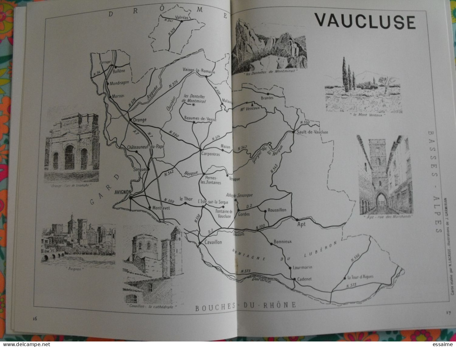 La France à table n° 146. 1970. Vaucluse. avignon orange vaison pernes malaucène cavaillon ventoux lubéron. gastronomie