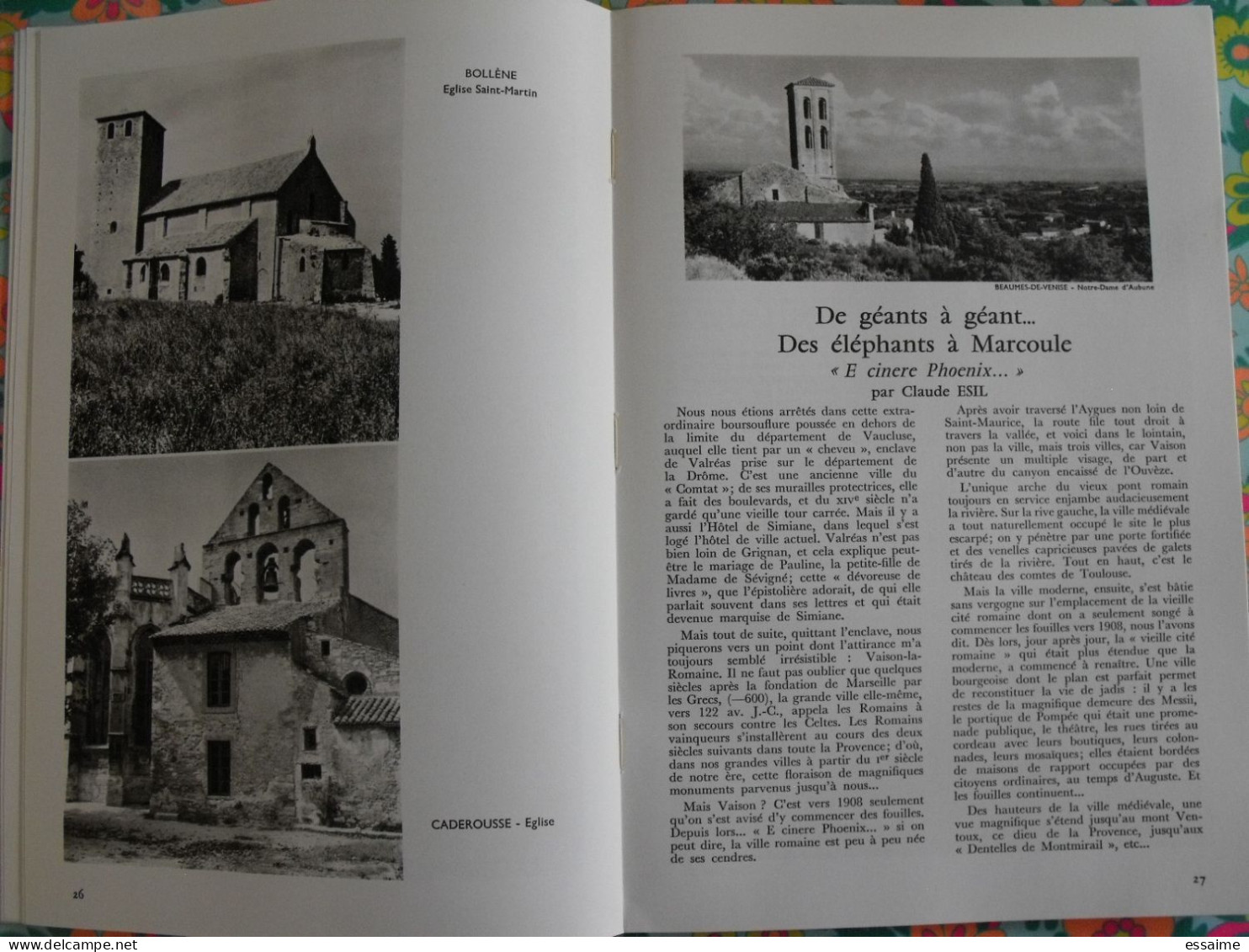 La France à table n° 146. 1970. Vaucluse. avignon orange vaison pernes malaucène cavaillon ventoux lubéron. gastronomie