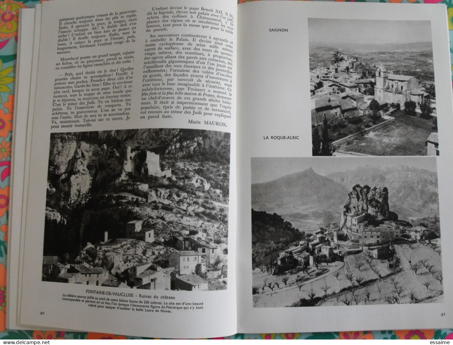 La France à table n° 146. 1970. Vaucluse. avignon orange vaison pernes malaucène cavaillon ventoux lubéron. gastronomie