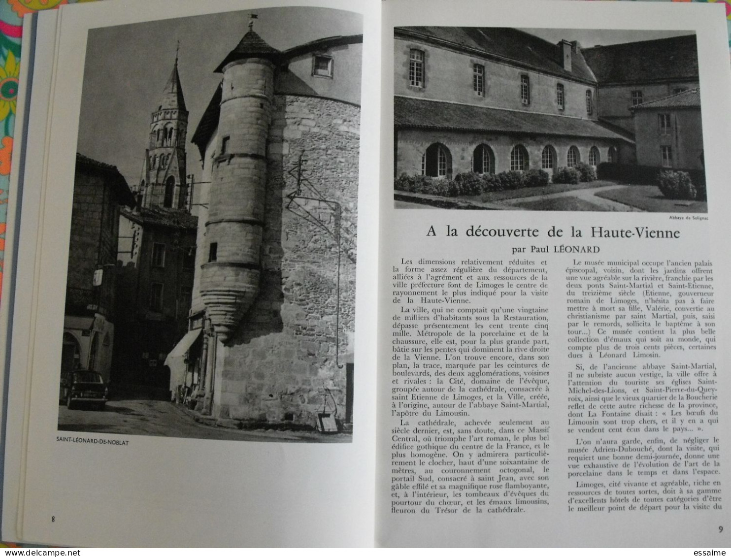 La France à Table N° 168. 1973. Haute-Vienne. Limoges Solignac Ambazac Bellac Chalus Magnac-laval Cieux. Gastronomie - Tourisme & Régions