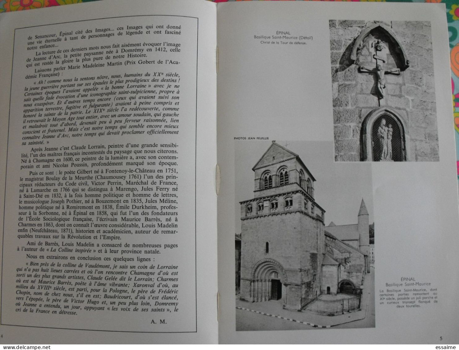 La France à Table N° 121. 1966. Vosges. Epinal Domremy Vittel Contrexeville Remiremont Plombières Bussang. Gastronomie - Tourism & Regions