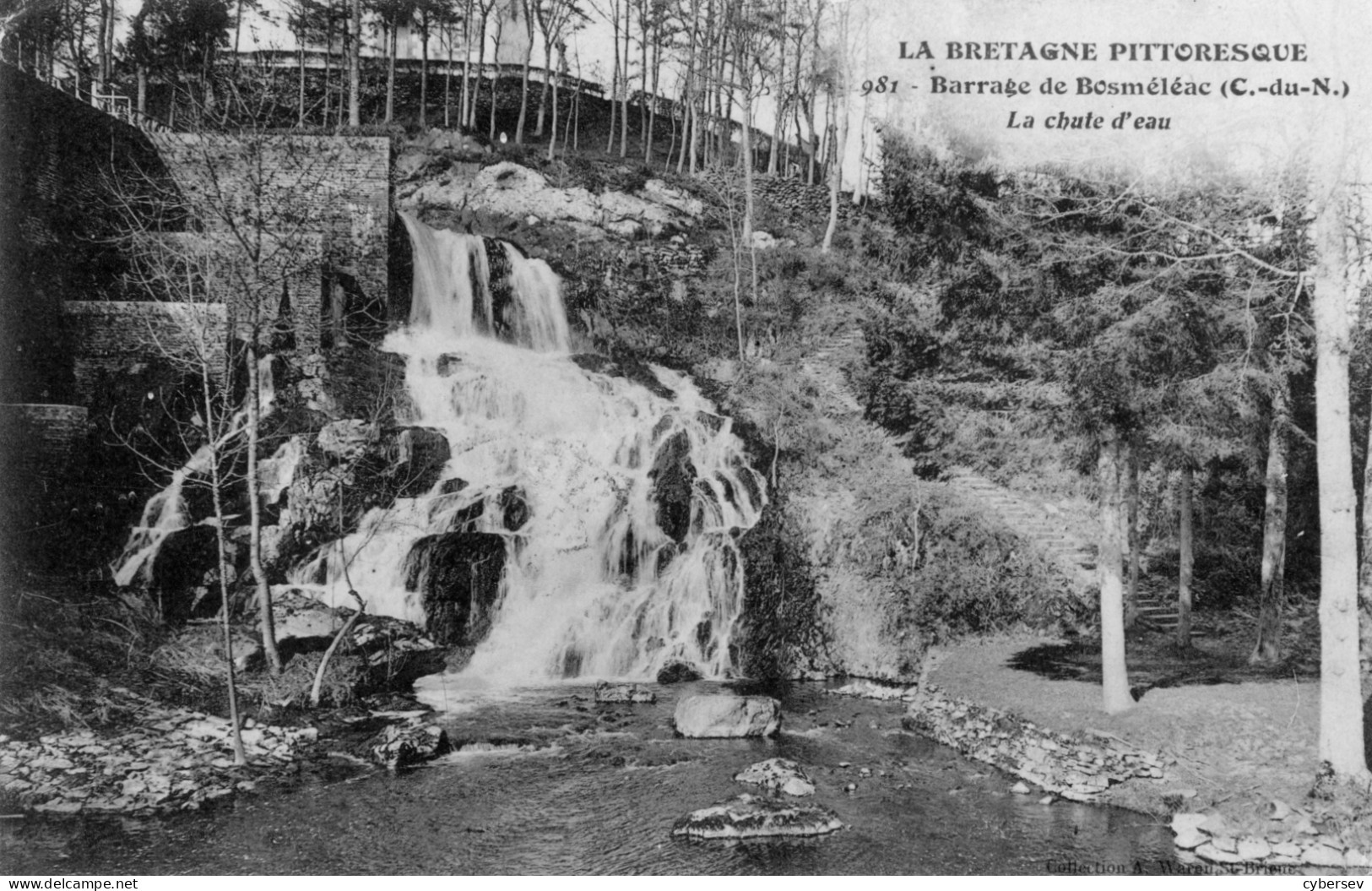 Barrage De BOSMELEAC - La Chute D'eau - Bosméléac