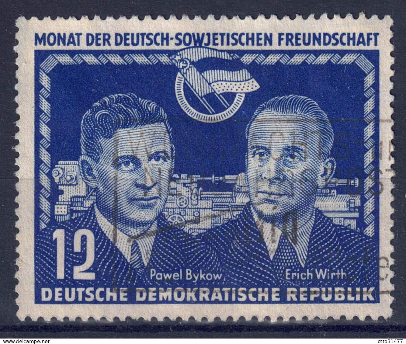 DDR 1951  - Deutsch-Sowjetische Freundschaft, Nr. 296, Gestempelt / Used - Gebraucht