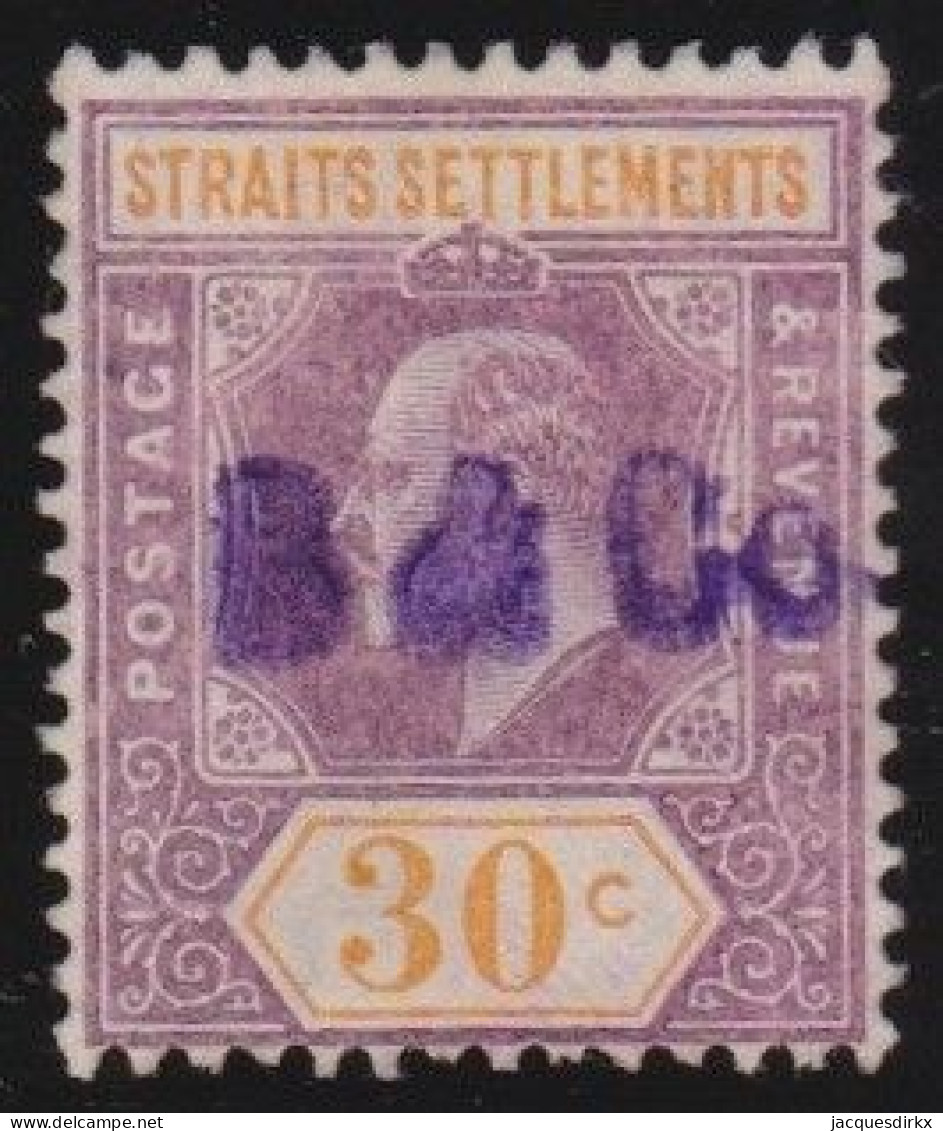 Straits Settlements        .   SG    .   162    .      O        .      Cancelled - Straits Settlements