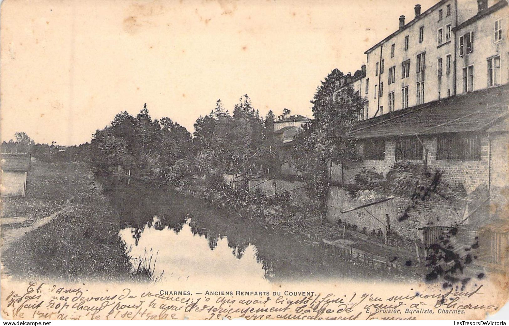 FRANCE - 88 - CHARMES - Anciens Remparts Du Couvent - Carte Postale Ancienne - Charmes