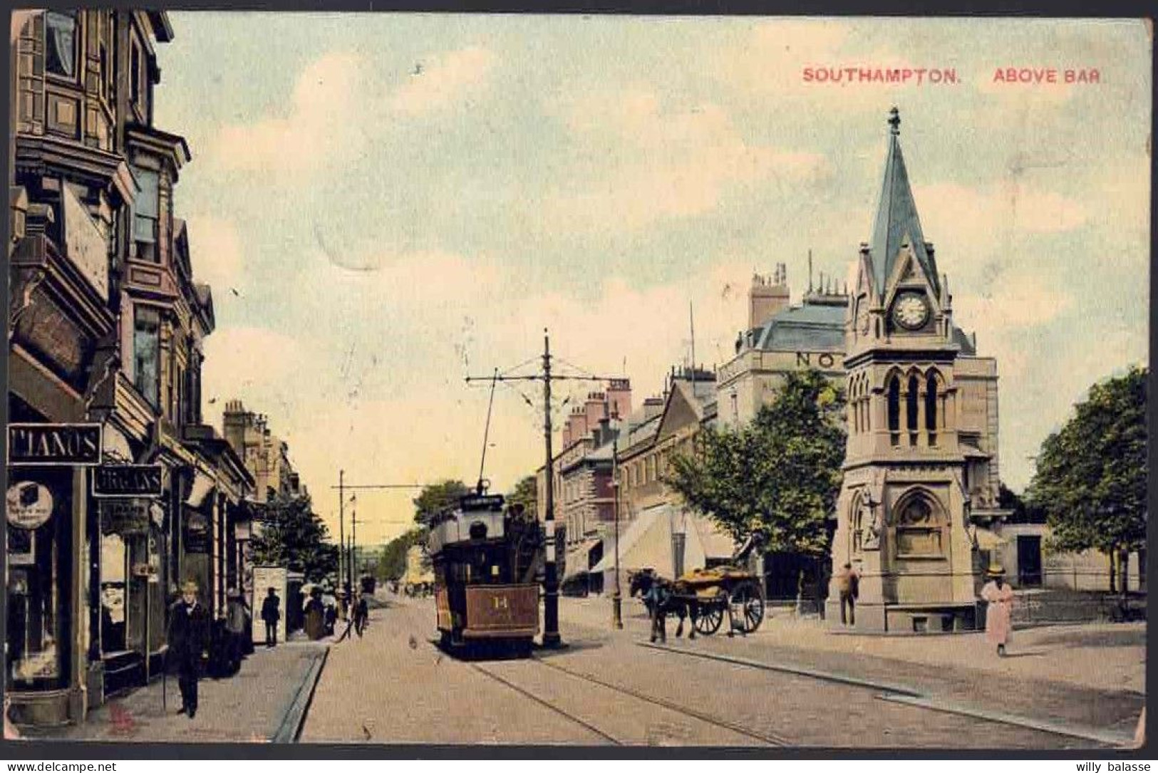 +++ CPA - Royaume Uni - Hampshire - SOUTHAMPTON - Above Bar - Tram  // - Southampton