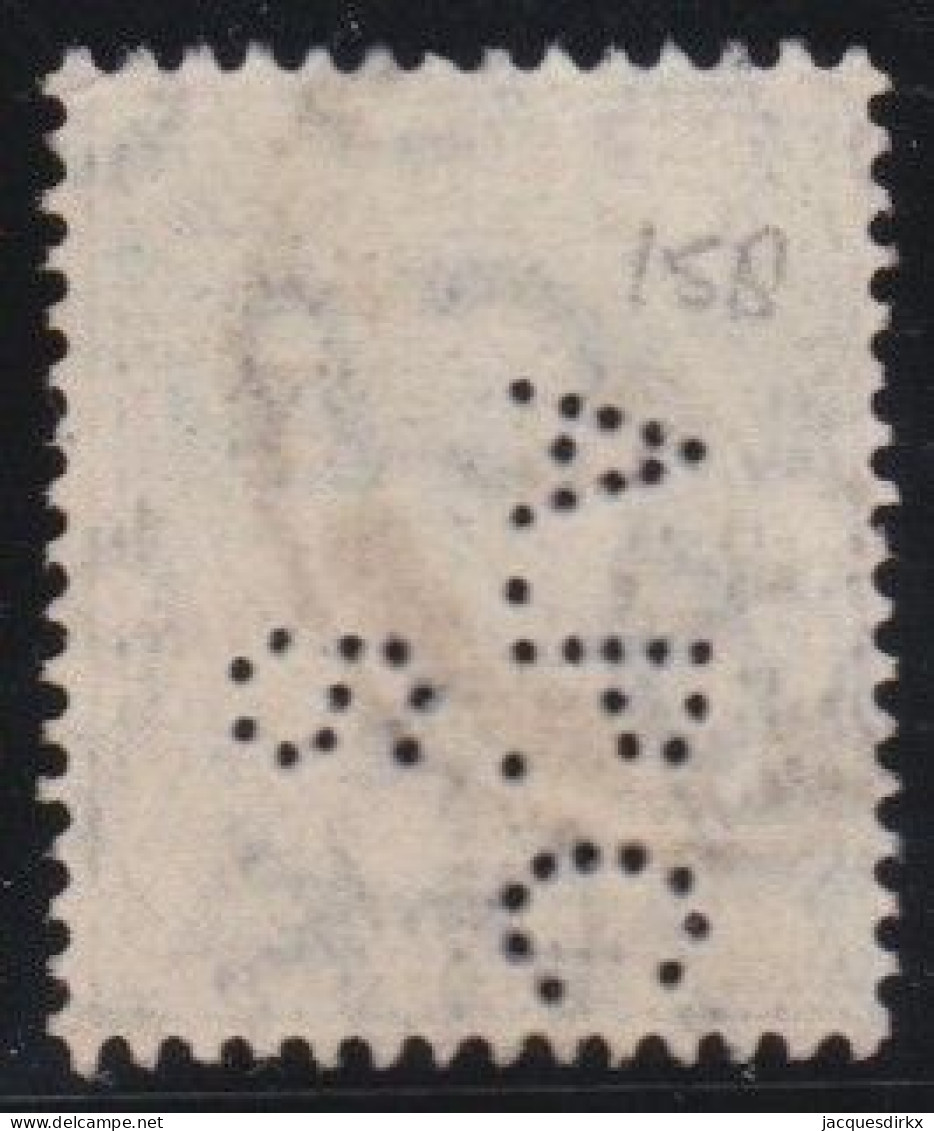 Straits Settlements        .   SG    .   158  (2 Scans)  .  Perfin    .      O        .      Cancelled - Straits Settlements