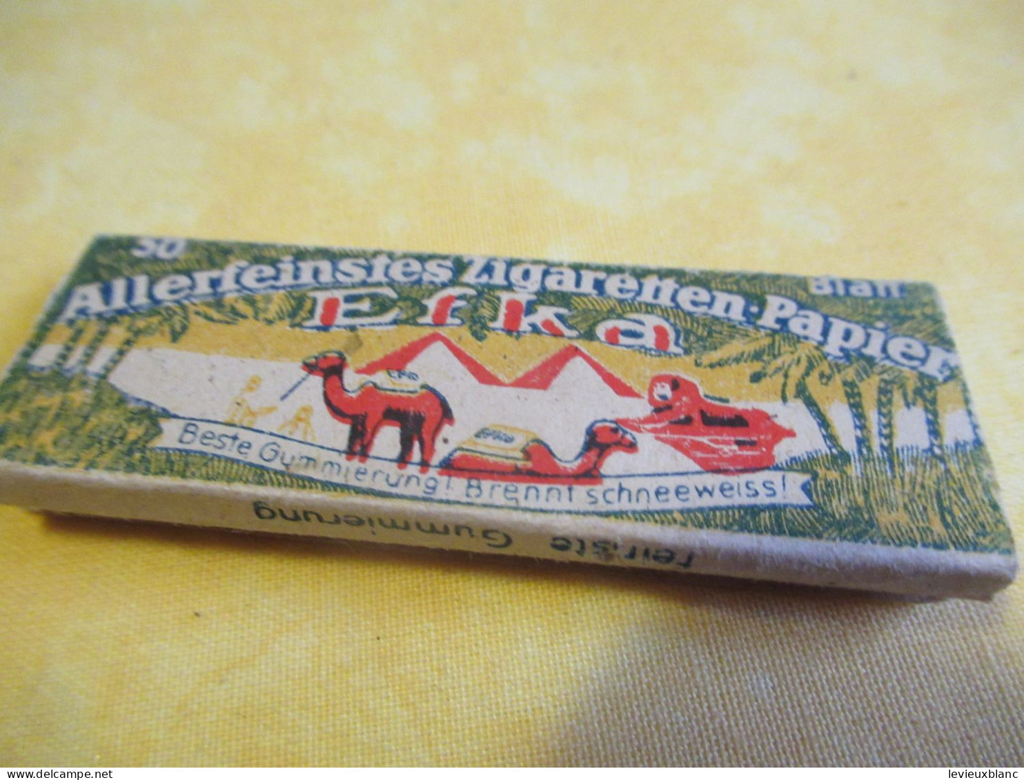 Carnet De Papier à Rouler Pour Cigarette/EFKA-PYRAMIDEN/50 Allerfeinstes Zigaretten Papier/ Allemagne/1940-1945    CIG88 - Otros & Sin Clasificación