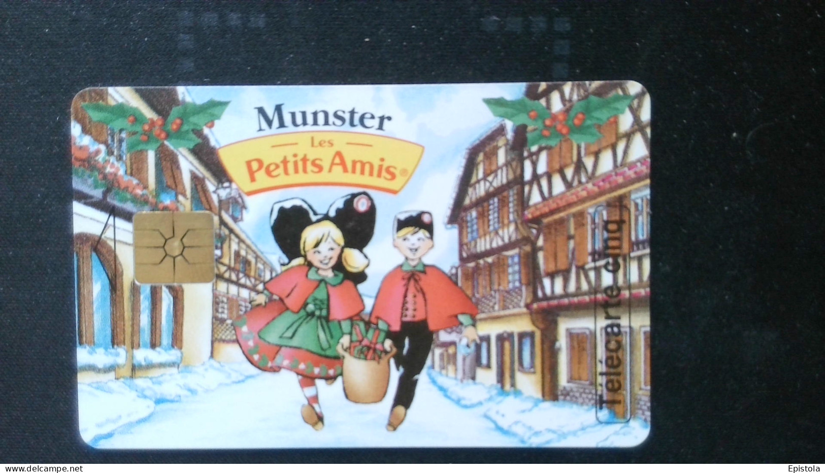 ► France :  Fromage Alsacien MUNSTER.   " Les Petits Amis"  -  5U   7000 Ex - Food