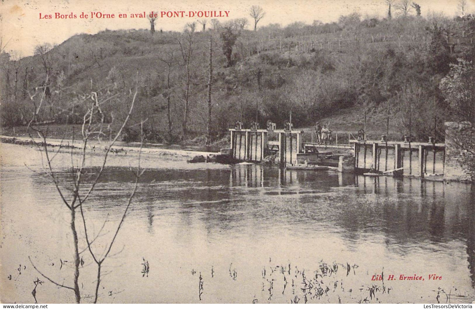 FRANCE - 14 - PONT D'OUILLY - Les Bords De L'Orne - Carte Postale Ancienne - Pont D'Ouilly