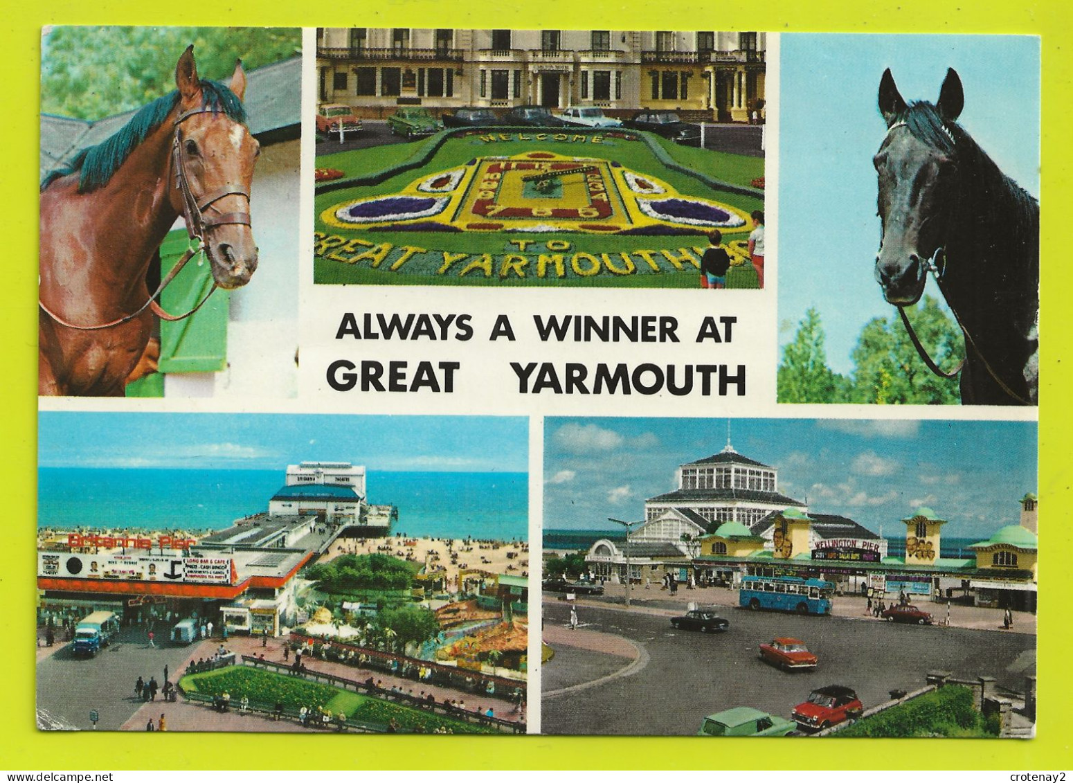 NORFOLK Always A Winner At Great Yarmouth En 5 Vues Beaux Chevaux Horses VOIR DOS - Great Yarmouth