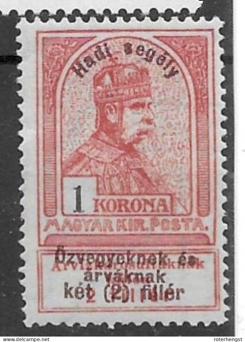 Hungary Mlh * (quasi Mnh ** Only 1mm Gum Disturbance) 1914 Michel Cat Minimum 65 Euros++ - Nuovi