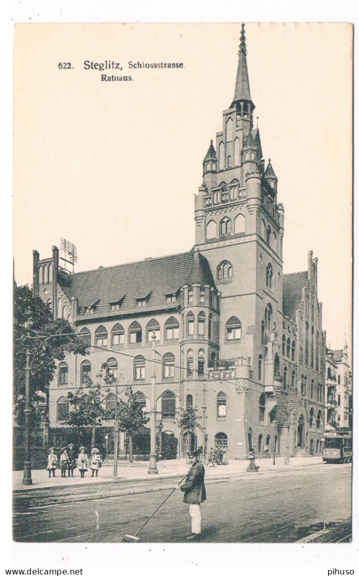 D-15076  STEGLITZ : Schlossstrasse - Rathaus - Steglitz