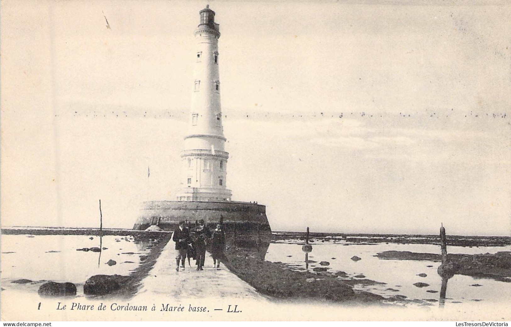 FRANCE - 17 - Le Phare De Cordouan à Marée Basse - LL - Carte Postale Ancienne - Autres & Non Classés