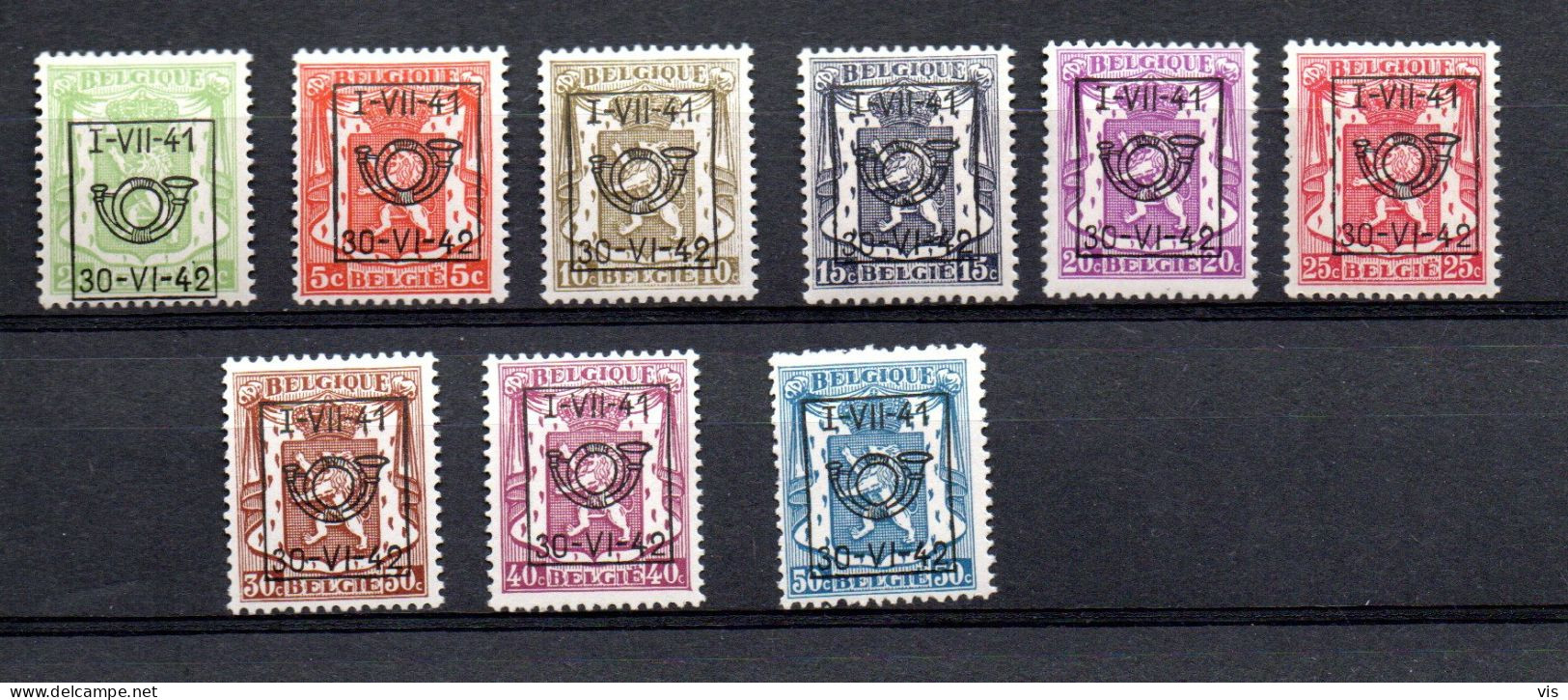 Entre PRE 464/73 **  Cote 130 Eur - Typos 1929-37 (Lion Héraldique)