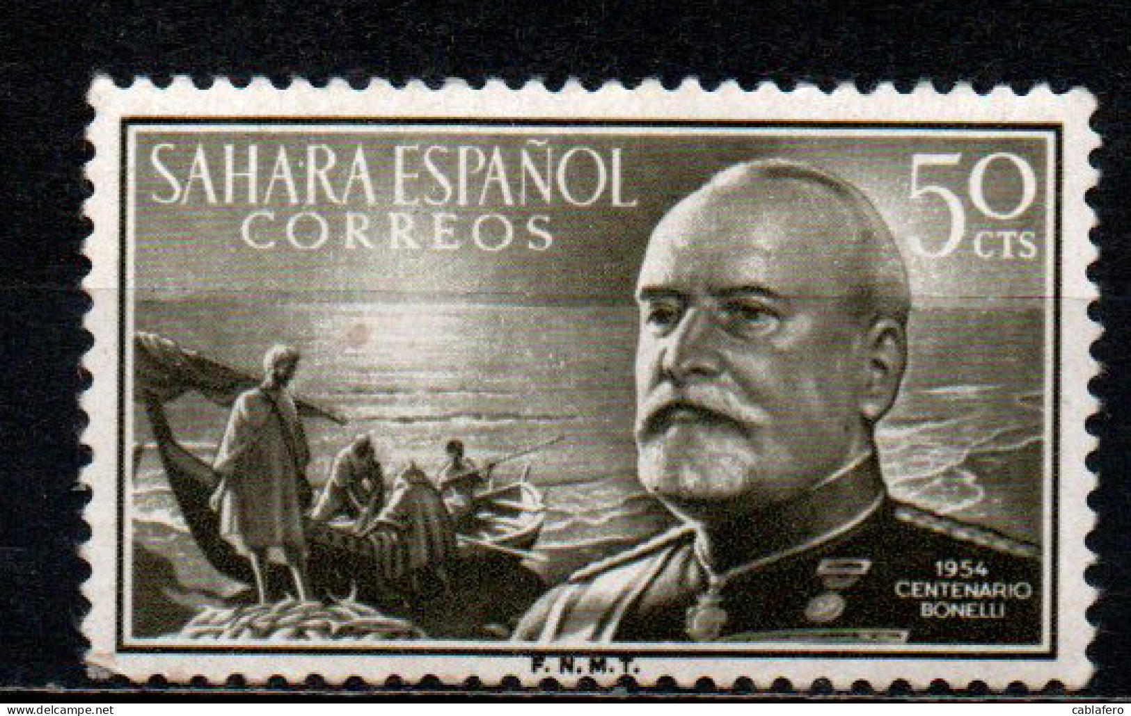 SAHARA SPAGNOLO - 1954 - Emilio Bonelli - Explorer - MH - Sahara Español