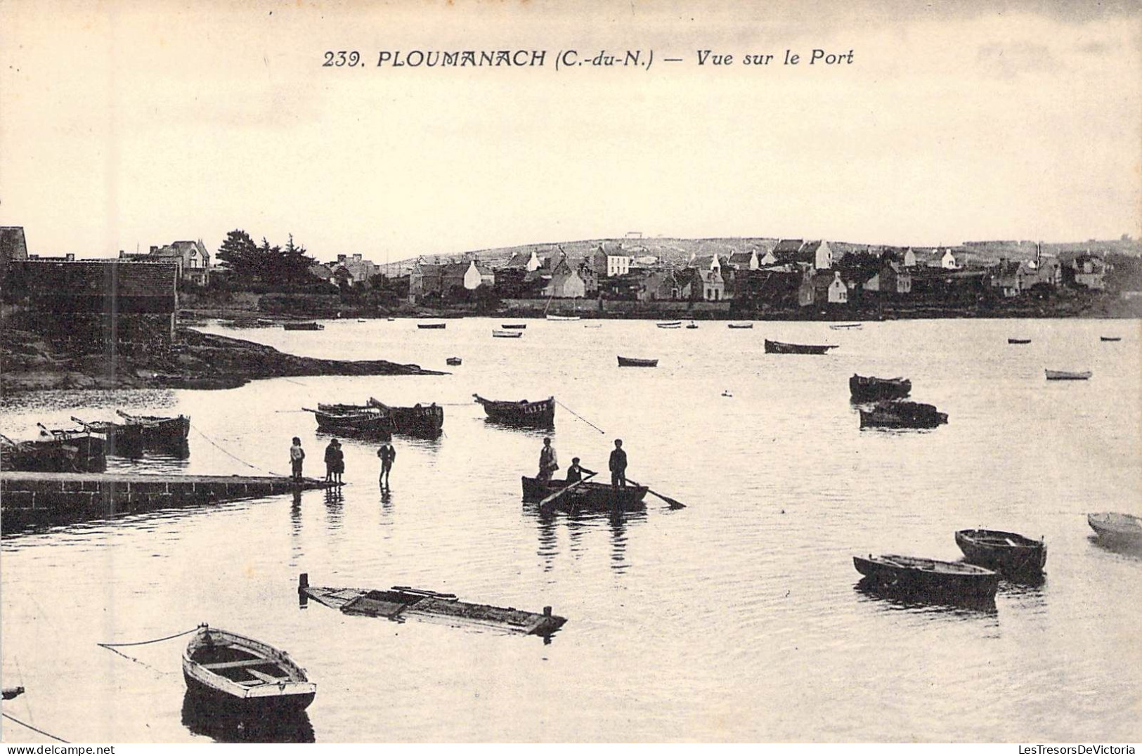 FRANCE - 22 - PLOUMANACH - Vue Sur Le Port - Carte Postale Ancienne - Ploumanac'h