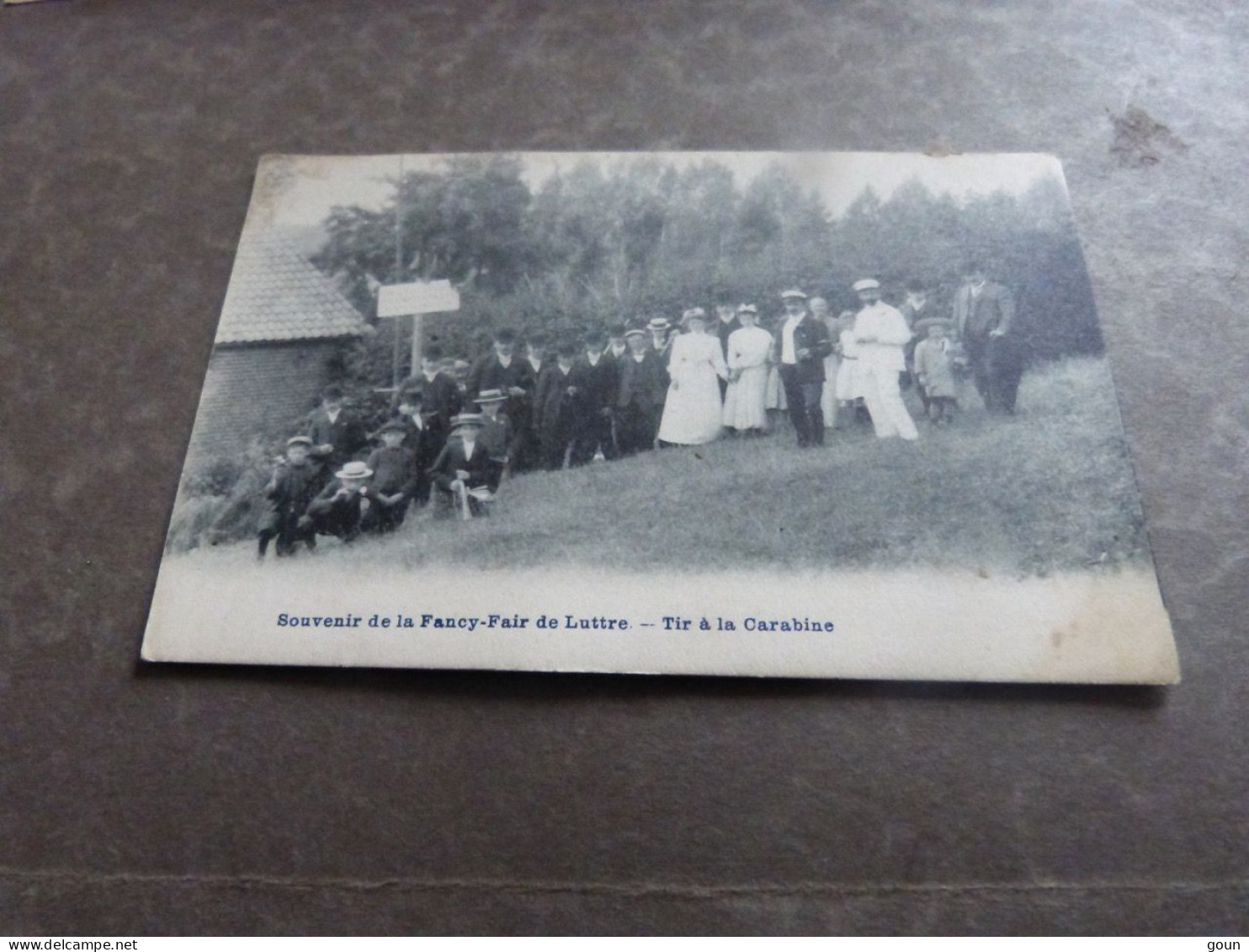 Cpa Pont-à-Celles Souvenir De La Fancy Fair De Luttre Tir à La Carabine - Pont-à-Celles