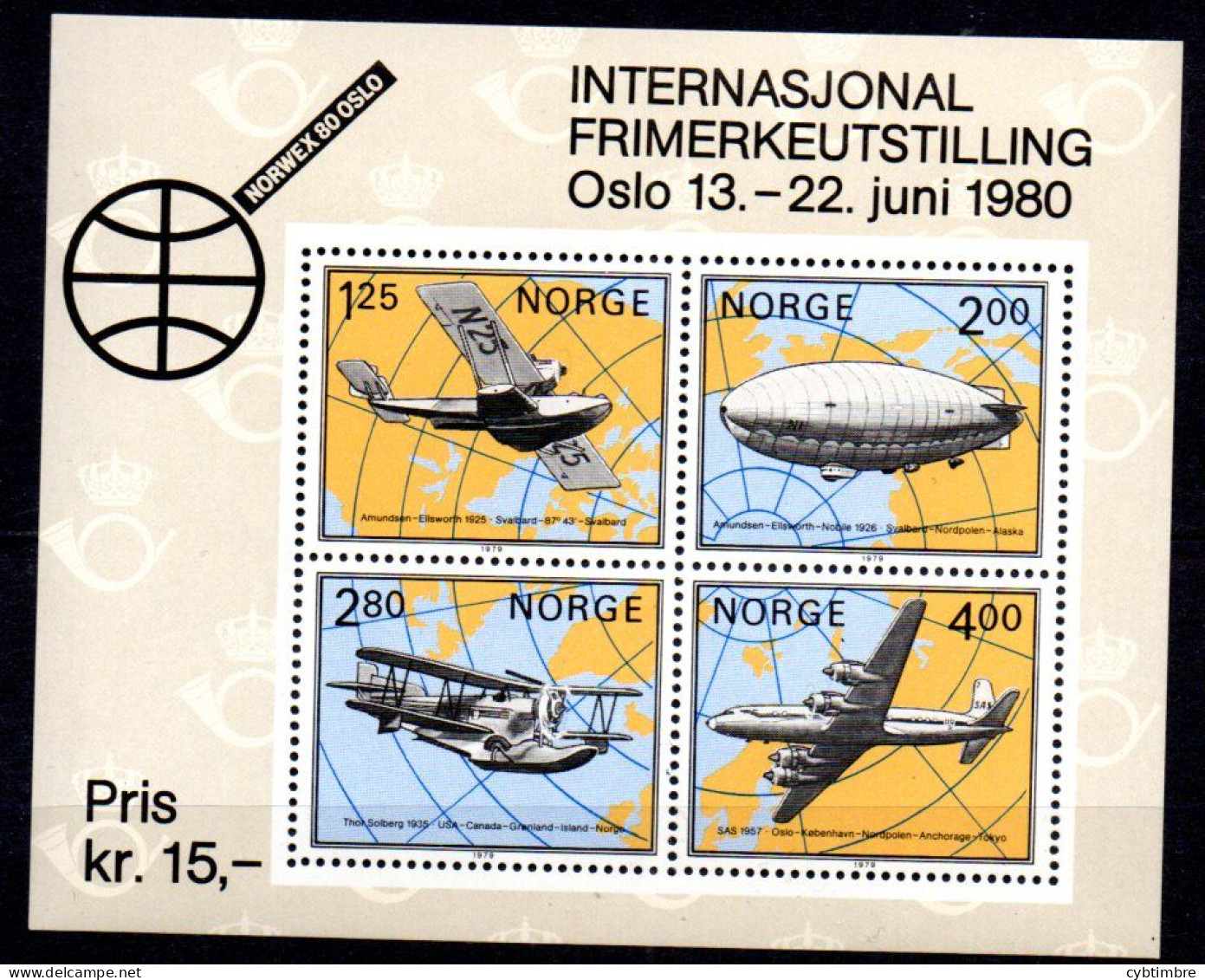 Norvége: Yvert BF N°3 - Blocks & Sheetlets