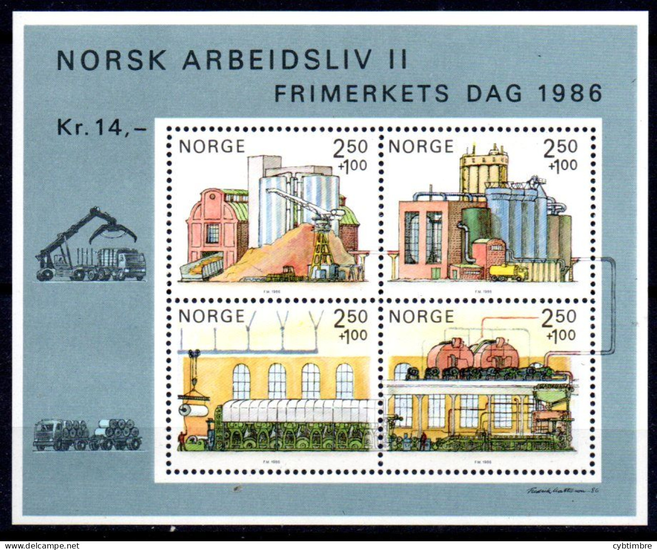 Norvége: Yvert BF N°6 - Blocks & Sheetlets