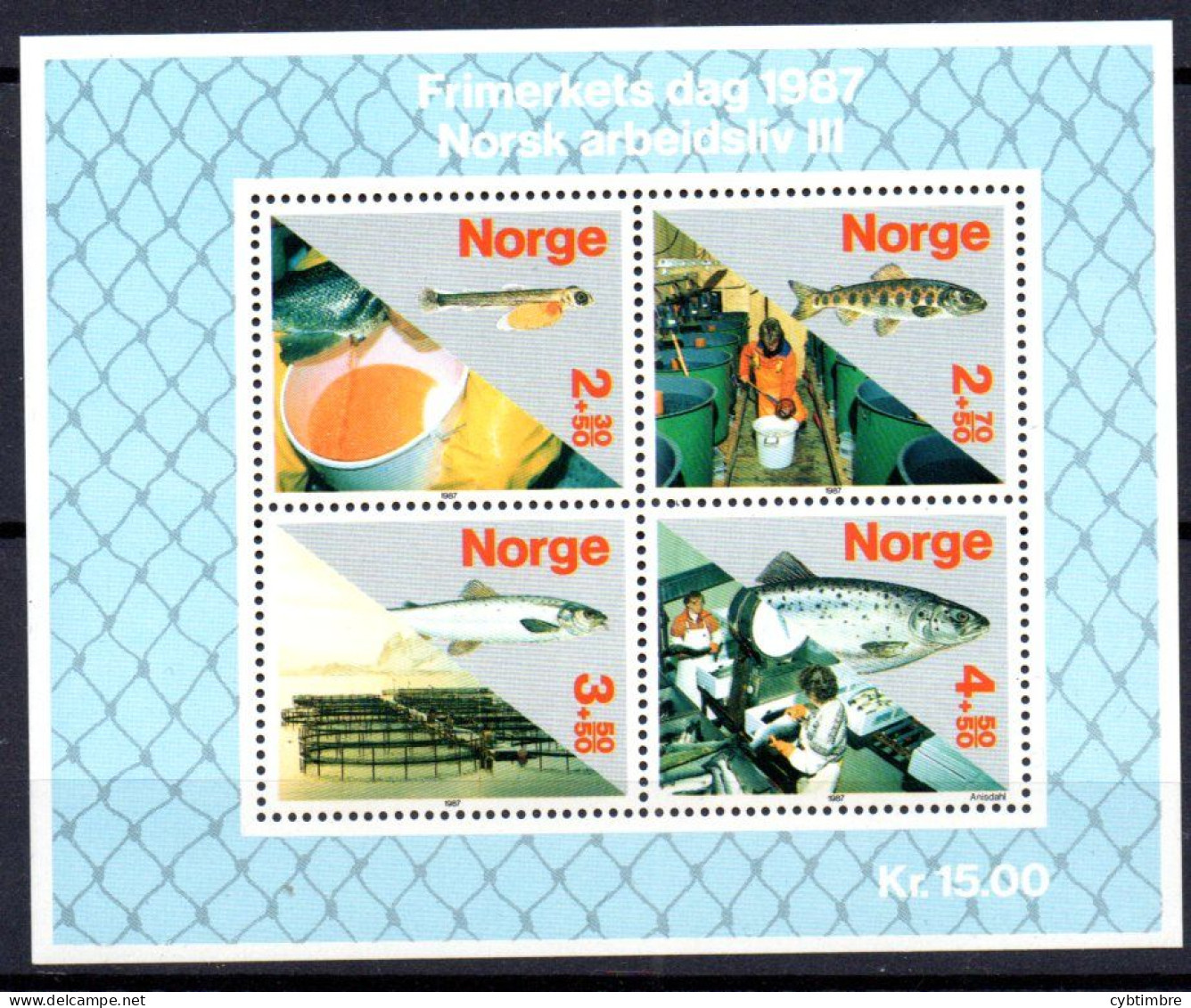 Norvége: Yvert BF N°8 - Blocks & Sheetlets