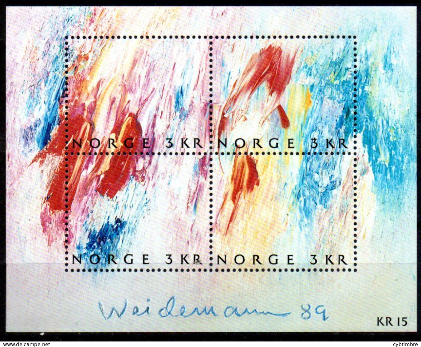 Norvége: Yvert BF N°12 - Blocks & Sheetlets