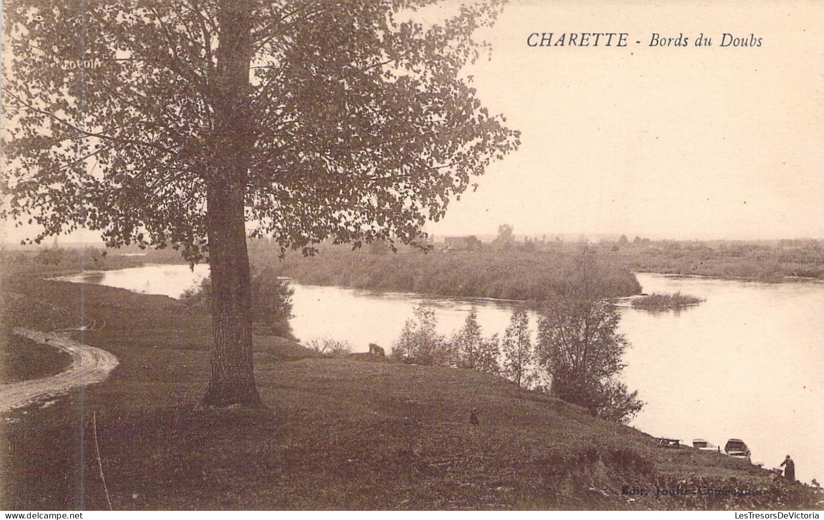 FRANCE - 38 - CHARETTE - Bords Du Doubs - Carte Postale Ancienne - Other & Unclassified