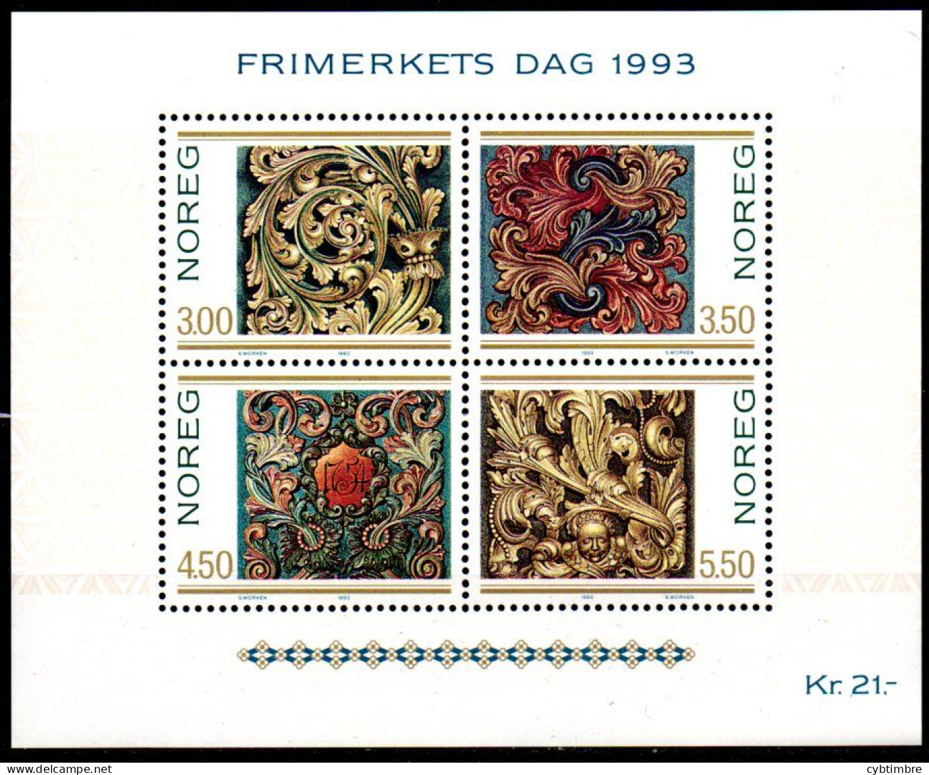 Norvége: Yvert BF N°20 - Blocks & Sheetlets