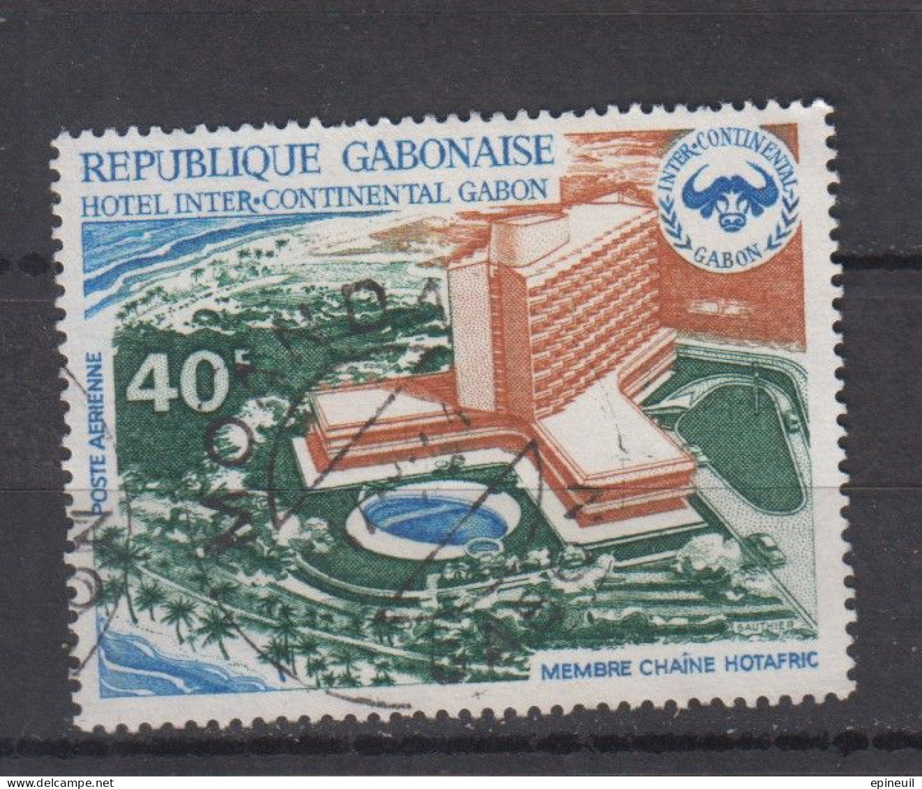 GABON ° 1972 YT N° AVION 127 - Gabon (1960-...)