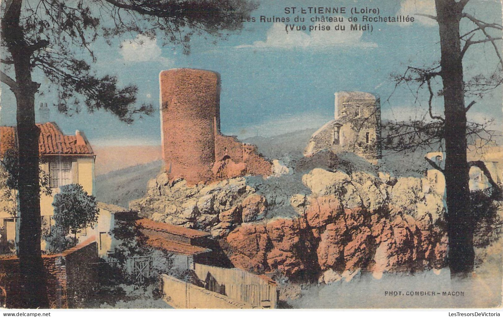 FRANCE - 42 - ST ETIENNE - Les Ruines Du Château De Rochetaillée - Carte Postale Ancienne - Saint Etienne